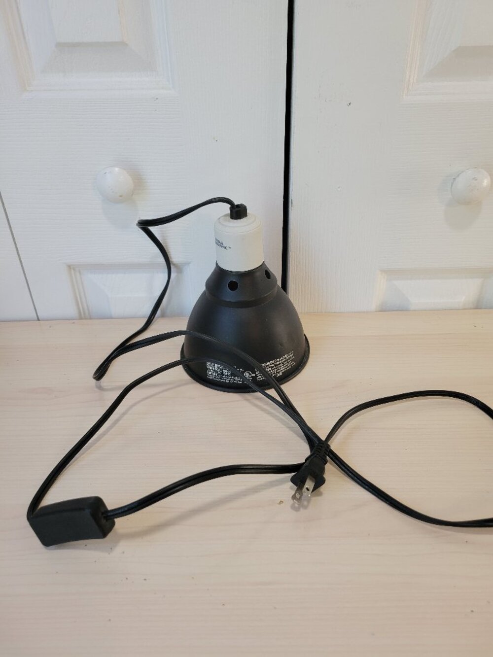 NATIONAL GEOGRAPHIC 5.5" Reptile Dome Lamp Fixture 100W Max Tested & Working